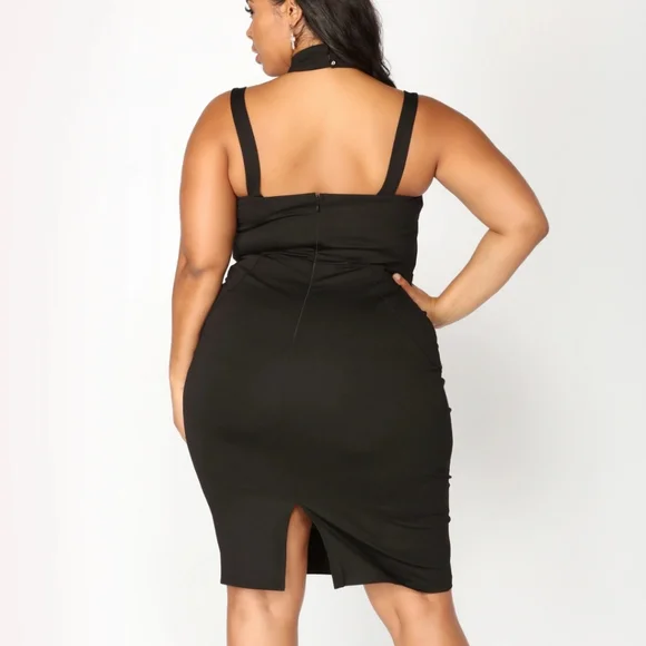 Fashion Nova Evil Queen Black Dress - Picture 2 of 5